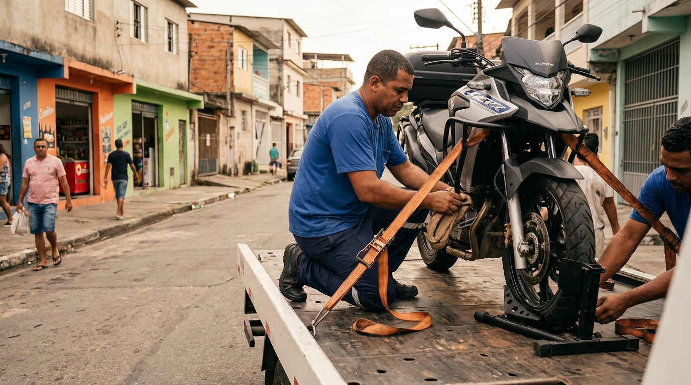 Guincho para Moto perto de mim em Duque de Caxias‑RJ